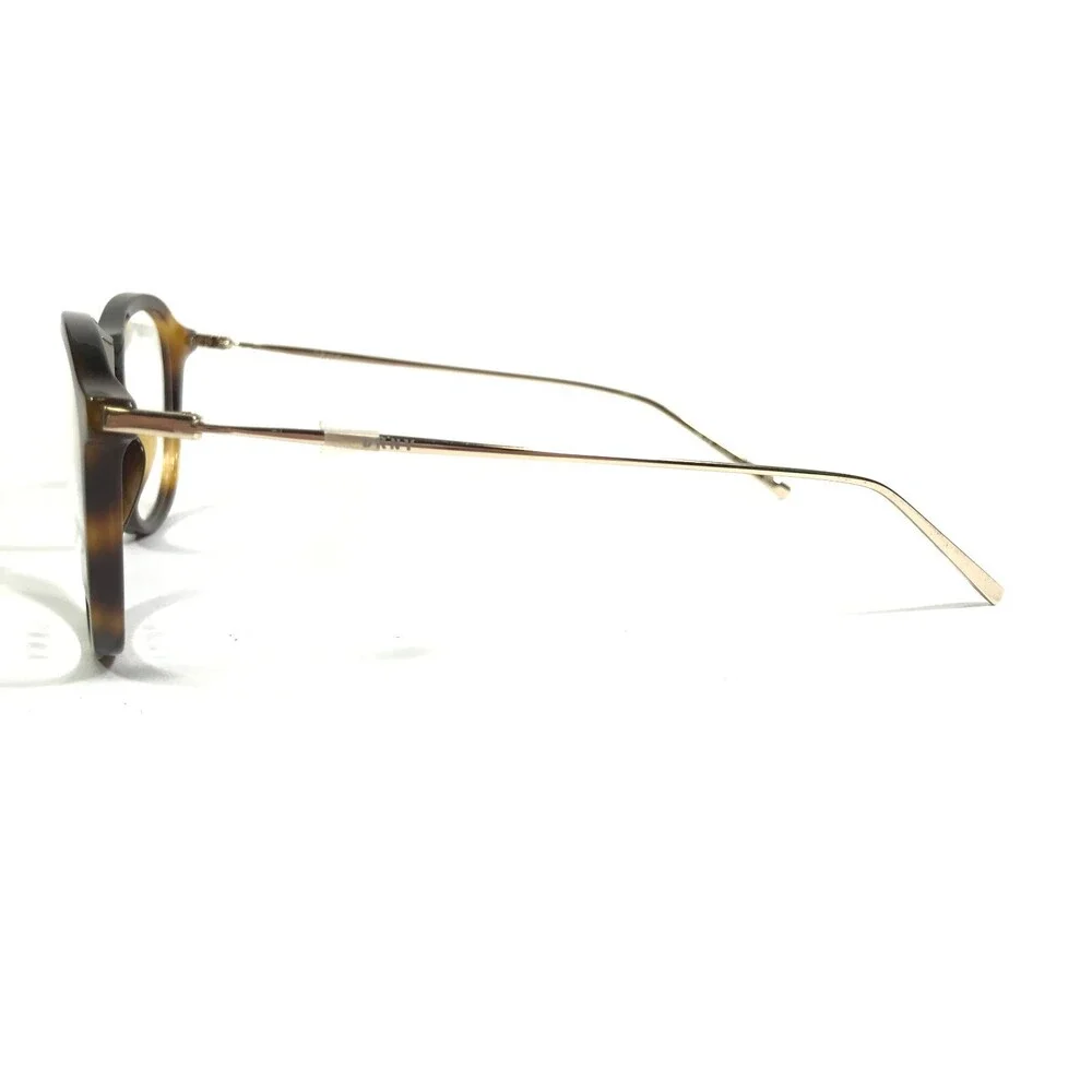 DKNY Eyeglasses Frames DK7000 240 Brown Tortoise Gold Large Round 53-18-135